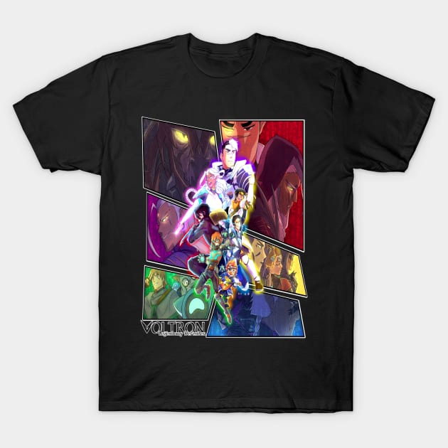 Dungeons & Voltron by K-Lionheart T-Shirt by Let's Voltron Podcast